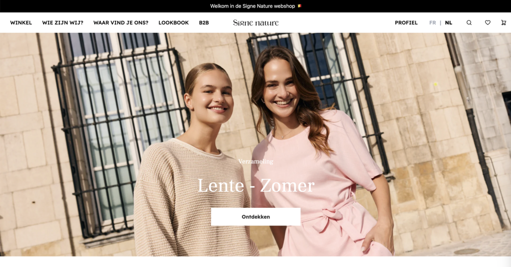 Signe Brand Belgian fashion brand Signe Nature opens online store - RetailDetail EU